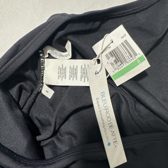 NWT BLEU by Rod Beattie [‎ 8 ] Urban Goddess Plunge One-Piece Swimsuit #5945 - Picture 11 of 11